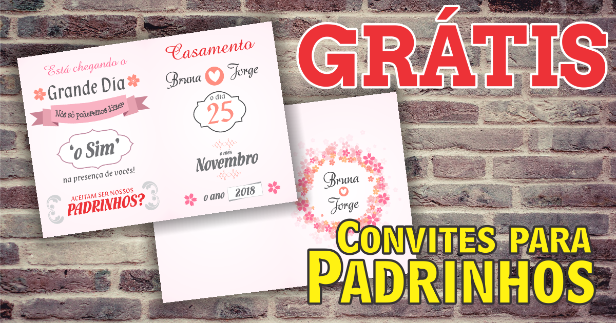 Featured image of post Convite De Padrinhos De Casamento Editavel Convites para madrinhas de casamento